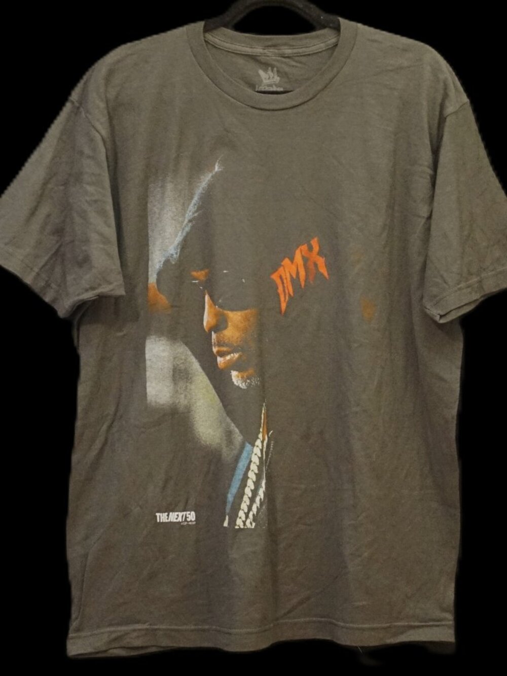 DMX Charcoal Gray The Next 50 Graphic Band Tee Shirt Short Sleeves Unisex 3XL